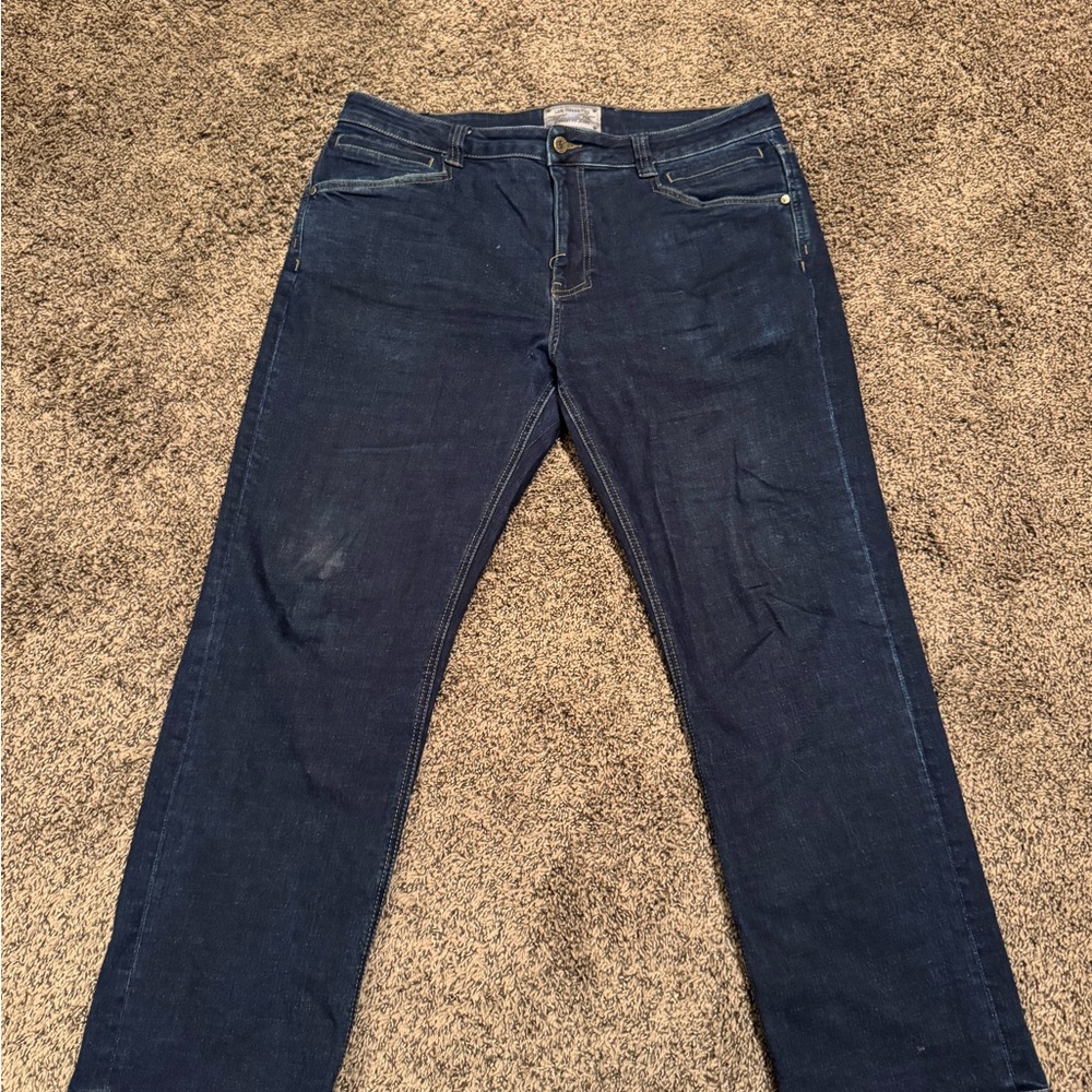 LAPG Terrain Flex Blue Straight-Leg Denim